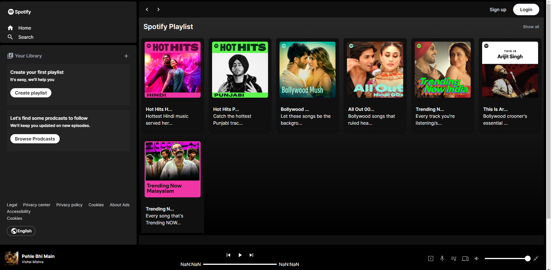 Spotify Clone